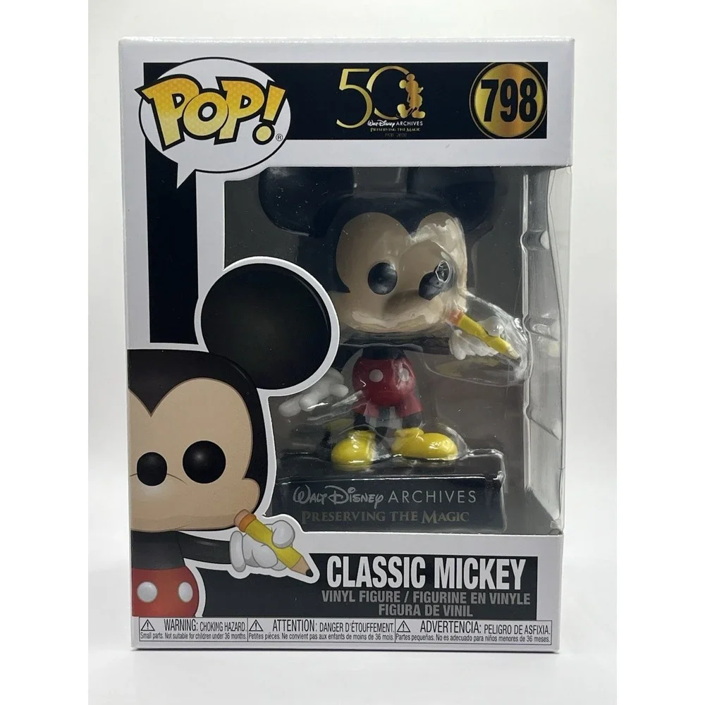 Classic Mickey Mouse Disney 50th Anniversary Funko Pop #798 Preserving The Magic
